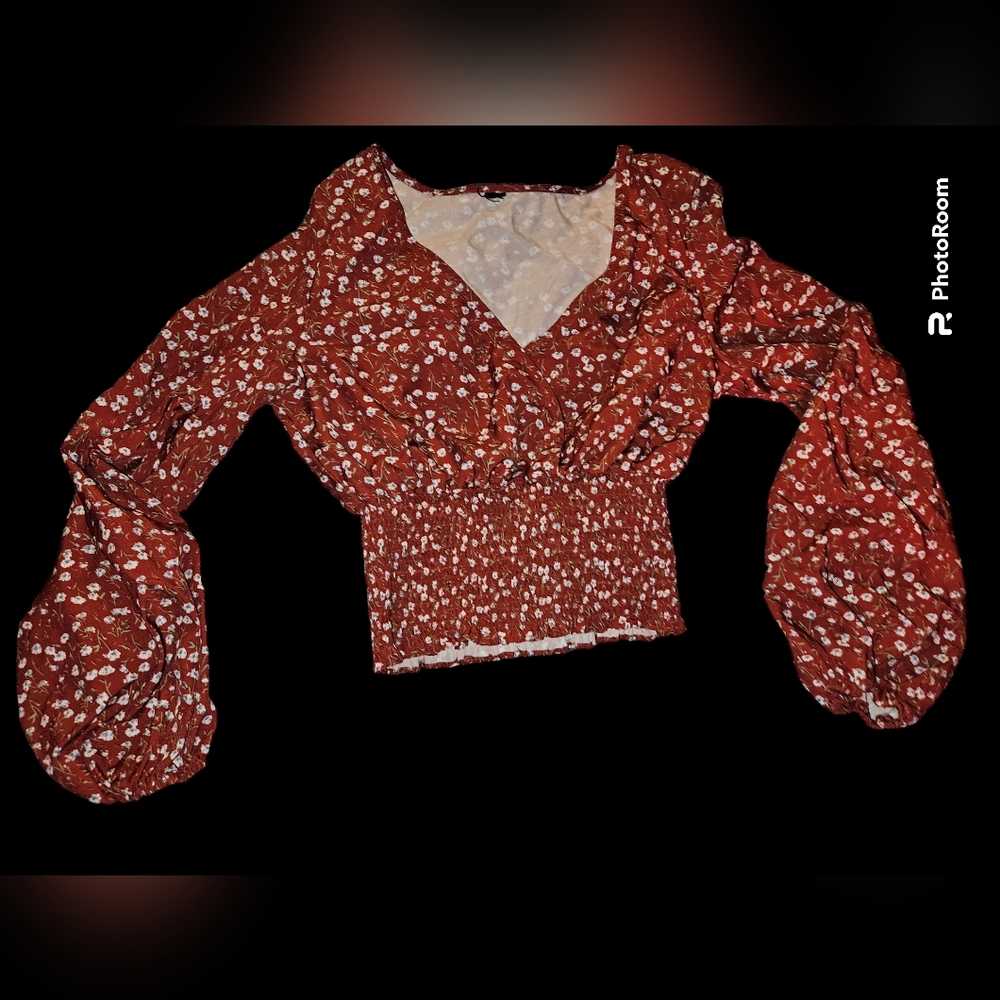 Y2K Floral Crop Top